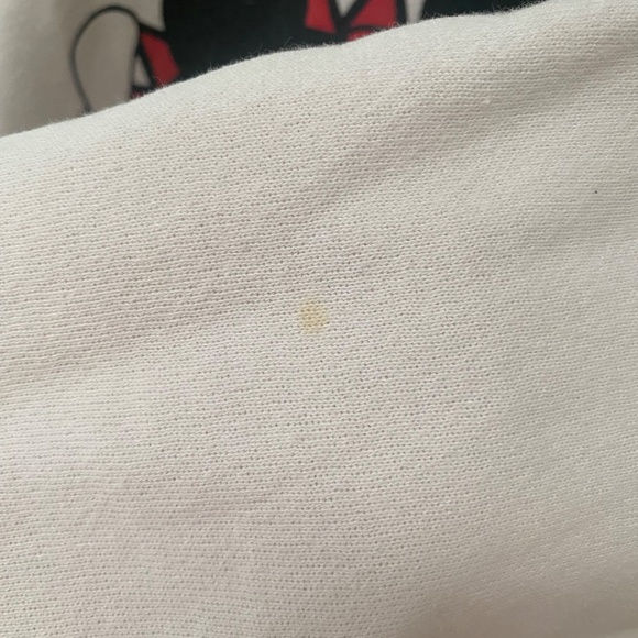 Vintage Unisex Mickey by Jerry Leigh Disney White "what Up Mic" Hoodie One Size - Picture 8 of 12